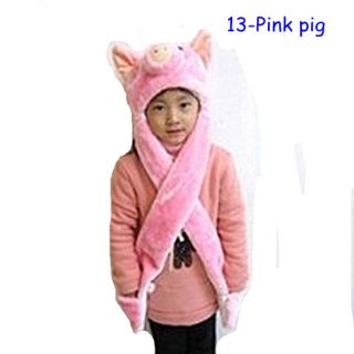 BA10 Baby Kids Unisex Animal Hat Plush Novelty Cap Animal Costume with Long Paws