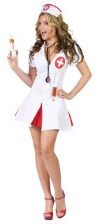 Say Ahhh Sexy Nurse Adult Women Costume Caregiver Hospital Theme Party Halloween