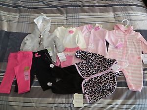 Lot of New Baby Girl Clothes Sets Outfits Size 3 Months