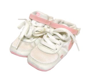 Nike Air Force White Pink Girls Infant Baby Toddler Leather Sneakers Booties 2c