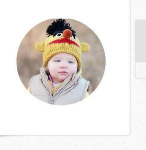 Bert Hat Knit Toddler Baby Cap Fleece Lined Girls Boys Wool Beanie Costume Toque