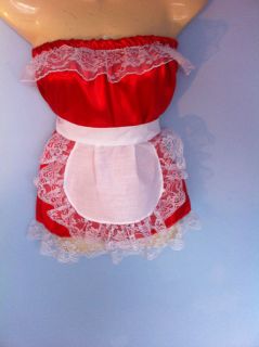 Valentine French Maid Dress Baby Doll Cosplay Sissy Adult Baby CD TV Chest 34 48