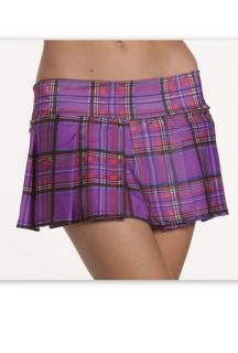 Hot Sexy Pleated Plaid School Girls Skirt 830
