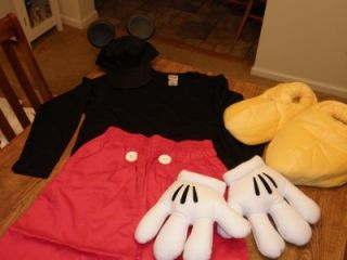 Disney Mickey Mouse Costume for Adult Large L New
