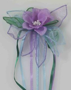 Costume Fairy Spring Princess Pixie Orange Purple Flower Wand Scepter
