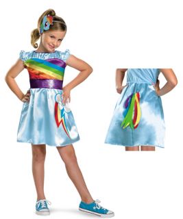 Rainbow Dash TV Classic My Little Pony Girls Costume