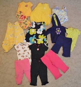16 PC Lot Spring Summer Clothes Baby Girls Size 3 6 6 Month Carter's Gymboree
