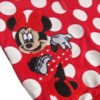 Toddler Girls Polka Dots Hoodie Top Coat Minnie Mouse Costume Outwear Sweatshirt