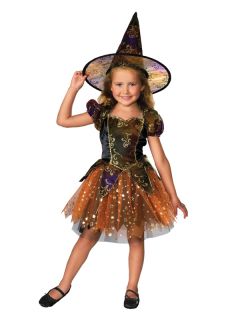 Elegant Witch Fancy Dress Costume Halloween Child Kids Girls Female 1 7 Years BN