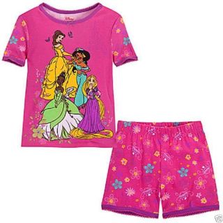 Toddler Girl's Size 3 Disney Short Disney Princess Pajamas PJ PAL Pajama Set
