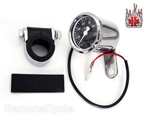1 7 8 Mini Mechanical Custom Speedometer Black 2240 60 Ratio Fit Harley Davidson
