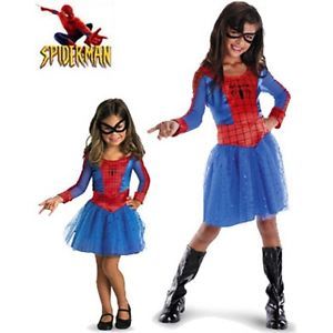 Childs Spiderman Spider Girl Costume Toddler 3 4T