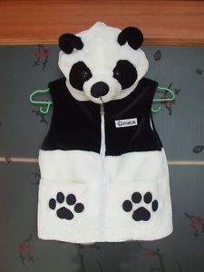 Xmas Warm Panda animal Baby kid child Waistcoat Vest Jacket Costume coat Cloth