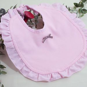 DIY Clothes Pink Blank Best Personalized Bibs Gifts for New Baby Toddler Girls