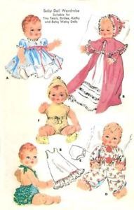 Vintage 19 21" DY Dee Baby Doll Clothes Pattern 2001