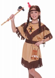 Child Native American Indian Princess Dress Costume