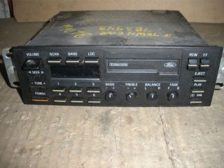 88 Lincoln Town Car Mark Am FM Stereo Cassette Radio Player w O JBL E8LF19B165AB