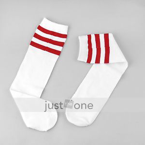 Baby Leg Warmers Red Striped Tube Socks Stockings