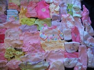 Huge 100 Piece Baby Girl Newborn 0 3 3 6 Month Summer Spring Clothes Outfit Lot