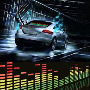 Cool Car Music Rhythm Sound Activated Equalizer Lighting Light Lamp 90x10cm D