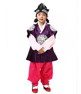 Boy HANBOK Korean Traditional Clothes 1018 Baby Korea Wedding Party Clothing