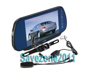 Rearview Wireless Camera 7" LCD Car Mirror Monitor