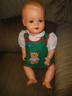 Adorable Made in Germany Engel Puppe Baby Doll Originl Clothes Plastic Tag