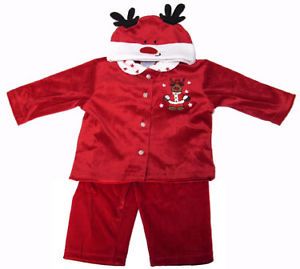 Christmas Baby Layette Set w Reindeer Hat Clothes Sale