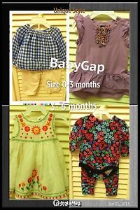 Baby Gap Summer Lot of Cute Infant Girl Clothes 0 3 3 6 Months Baby Girl Dress