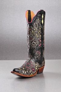 Womens Black Western Cowboy Boots
