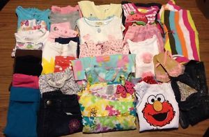 Huge 40 Lot Baby Girl Clothing Size 12 Months Old Navy Gymboree Some