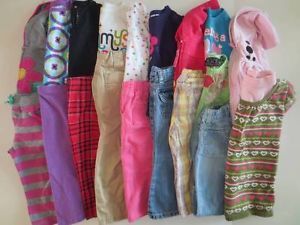 Huge Lot Toddler Girls Size 24 Months 2T Fall Winter Clothes Outfits