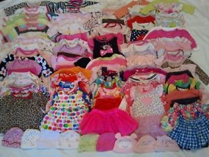 Huge Baby Girl 120 Piece Spring Summer NB 0 3 3 3 6 6 Months Clothes Lot