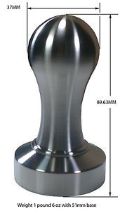 100 Stainless Steel Espresso Coffee Tamper Life Time Warranty