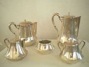 RARE Vintage Famsa Mexico 925 Sterling Silver Coffee and Tea Set
