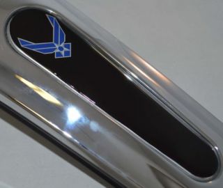 Black "Air Force" Dash Insert Decal for 2006 2007 FLHX Harley Street Glide