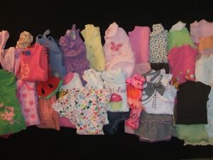 39 Piece Size 12 18M Spring Summer Baby Girl Outfit Dress Clothes Lot
