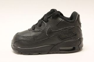 Nike Air Max 90 TD All Black Authentic Toddler Sneakers Baby Shoes 408110 002