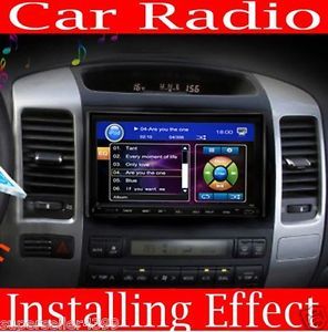 ESP in Dash 7" 2 DIN Car DVD Player Car Stereo iPod TV Radio Bluetooth None GPS