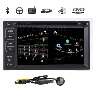 Cool 2 DIN 6 2" in Dash LCD Car DVD Player Bluetooth Touch Screen