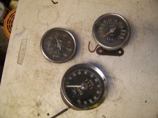 Vintage Smith Speedometers Set 3 from BSA Triumph Motorcycle