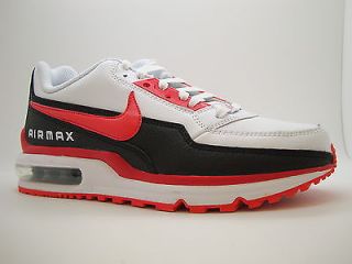 407979 169 Mens Nike Air Max White Action Red Black Cross Training Shoes