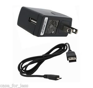 1A Home Wall Travel Battery House Plug in AC Charger Micro USB Sync Data Cable
