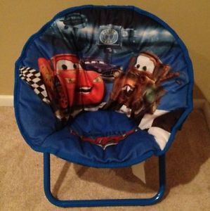 Disney Pixar Cars Mini Children's Kid's Saucer Lounge Folding Chair