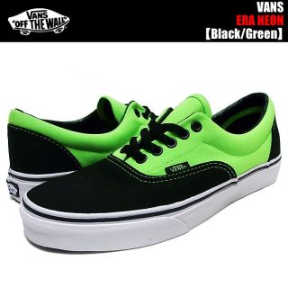 Era Neon Black Green Vans Shoes Classics Childrens Size 3 5 Fits A Woman's 7