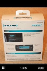 New Sirius XM Stratus 7 SSV7V1 Satellite Radio Receiver with Vehicle Kit