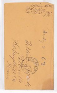 Civil War General Colonel 48th Pennsylvania Infantry Signed Letter SHIP Cover 63