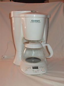 Cuisinart DCC 290 White Brew Coffee Maker Built in Grinder