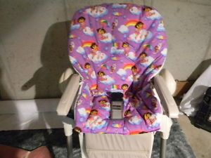 Chicco Polly High Chair Cover Purple Dora and Boots