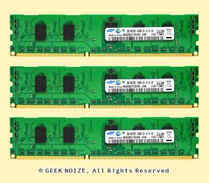 Server RAM 6GB 3X 2GB PC3 10600R ECC Reg DDR3 1333 240pin Memory Fit Dell HP IBM